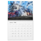 treinkalender met stoomlocomotief kalender (Jan 2026)