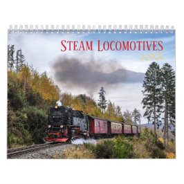 treinkalender met stoomlocomotief kalender