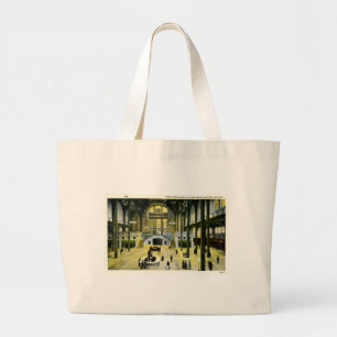 Treinkoers,  station Chicago Union Grote Tote Bag
