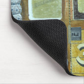 Treinlandschap (door Eric Ravilious) Muismat (Hoek)