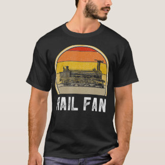 Treinliefhebbers Mannen  Treinspoor Fan Railfannin T-shirt