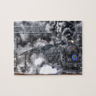 Treinlocomotief Jigzaag Puzzle Legpuzzel