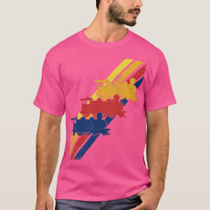Treinlocomotief Spoorweg Model Trein T-shirt