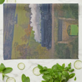 Treinlocomotief Theedoek (Gevouwen)