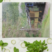 Treinlocomotief Theedoek (Gevouwen)