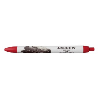 Treinlocomotief Zwarte Inkt Pen