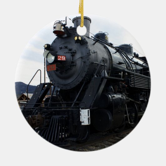 treinmachinist keramisch ornament (Achterkant)