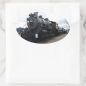 treinmachinist ovale sticker (Tas)