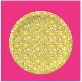 Treinmotor Verjaardagsfeest Papieren Borden Papieren Bordje