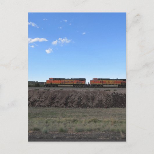 Treinmotoren Briefkaart (Voorkant)