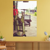  treinplatform canvas afdruk (Insitu (Woonkamer))