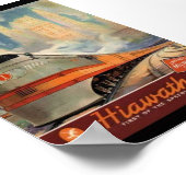  treinreisposter poster (Hoek)