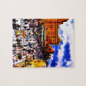  treinreizen in de Atlantische Oceaan Legpuzzel (Horizontaal)