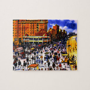  treinreizen in de Atlantische Oceaan Legpuzzel