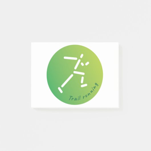 Treinritten, grensoverschrijdend rijden post-it® notes (Voorkant)