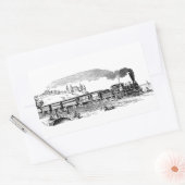 treinschets rechthoekige sticker (Envelop)