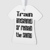 Treinsignaal of hetzelfde blijven ornament (voorkant)