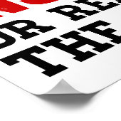 Treinsignaal of hetzelfde blijven poster (Hoek)