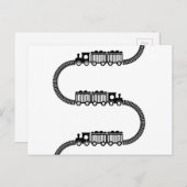 Treinsporen Briefkaart (Voorkant / Achterkant)