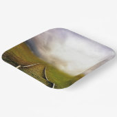 Treinsporen Papieren Bordje (Gebogen)