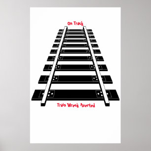 Treinsporen Poster