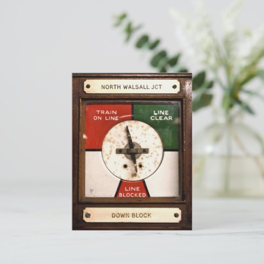 TREINSTALLATIES BRIEFKAART (Staand voorkant)