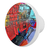 TREINSTALLATIES KERAMISCHE KNOP (Rechts)