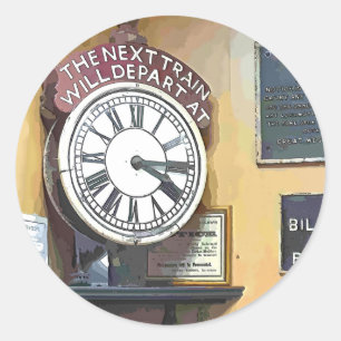 TREINSTALLATIES RONDE STICKER