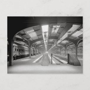 Treinstation Chicago, 1920 Briefkaart