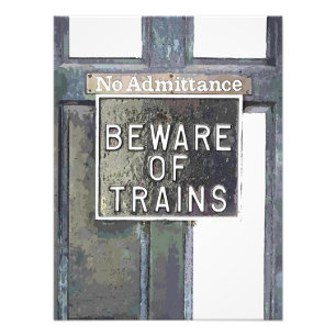 TREINSTATION FOTO AFDRUK