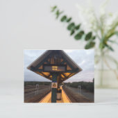 Treinstation Montauk Briefkaart (Staand voorkant)