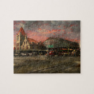 Treinstation - NY Centraal Spoorwegstation 1905 Legpuzzel