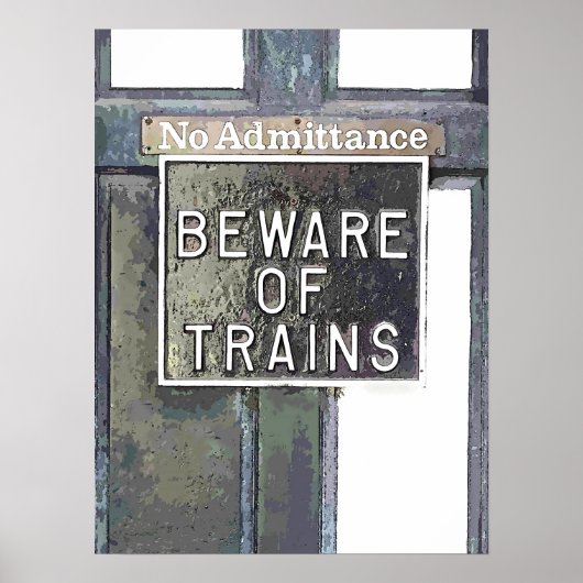 TREINSTATION POSTER (Voorkant)