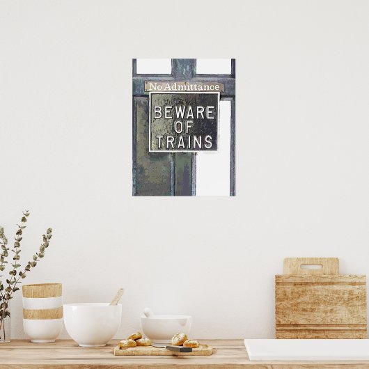 TREINSTATION POSTER (Keuken)