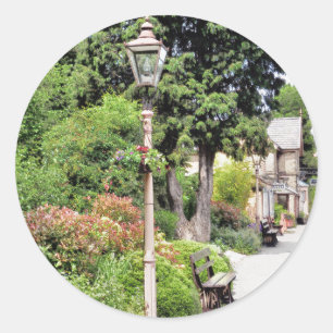 TREINSTATION RONDE STICKER