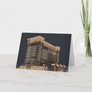 Treinstation van Detroit Bedankkaart