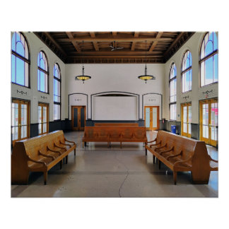 Treinstation van Reno Perfect Poster