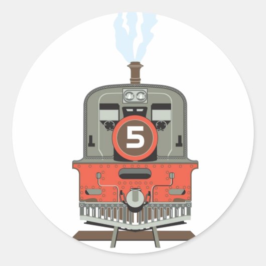 Treinsticker Ronde Sticker (Voorkant)