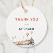 treinthema rond dank u Label (Voorkant)