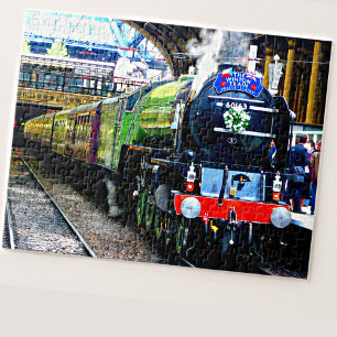 Treintractiemotor Legpuzzel