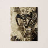 Treintractiemotor Legpuzzel (Verticaal)