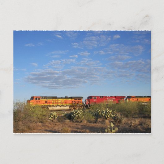 Treintrein Briefkaart (Voorkant)