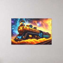 Treintrein Canvas Afdruk