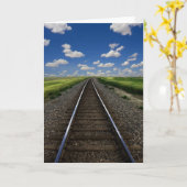 Treintrein Kaart (Gele Bloem)