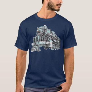 Treintrein met locomotieven en locomotieven 5 t-shirt