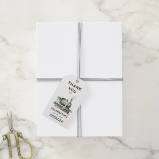 treinverjaardag dank u Label Cadeaulabel