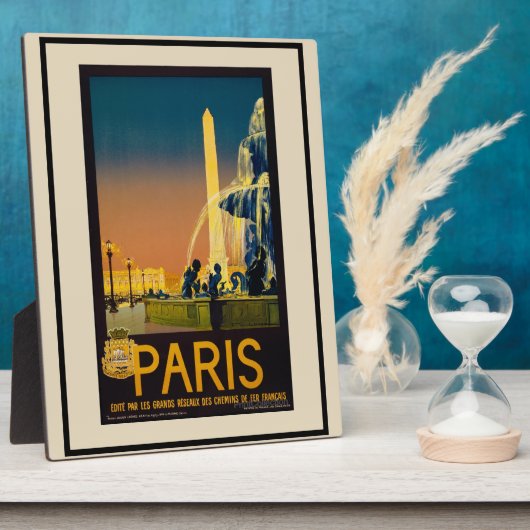  treinverkeer te Parijs Fotoplaat (Zijkant)