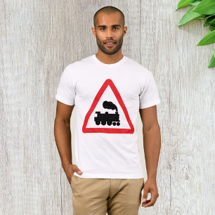 Treinverkeersbord Mannen T-shirt