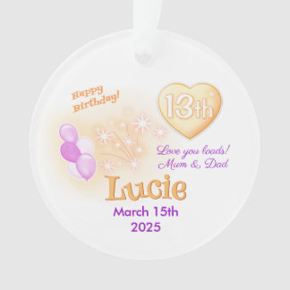 Treize Adolescente ronde 13e anniversaire fille