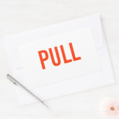 Trek aan Sticker (Envelop)